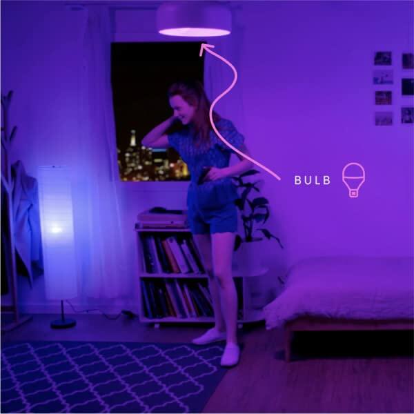 LIFX Bedroom Bundle – with 2 Color 800 Lumen Smart Bulb and 40″ LED Smart Lightstrip