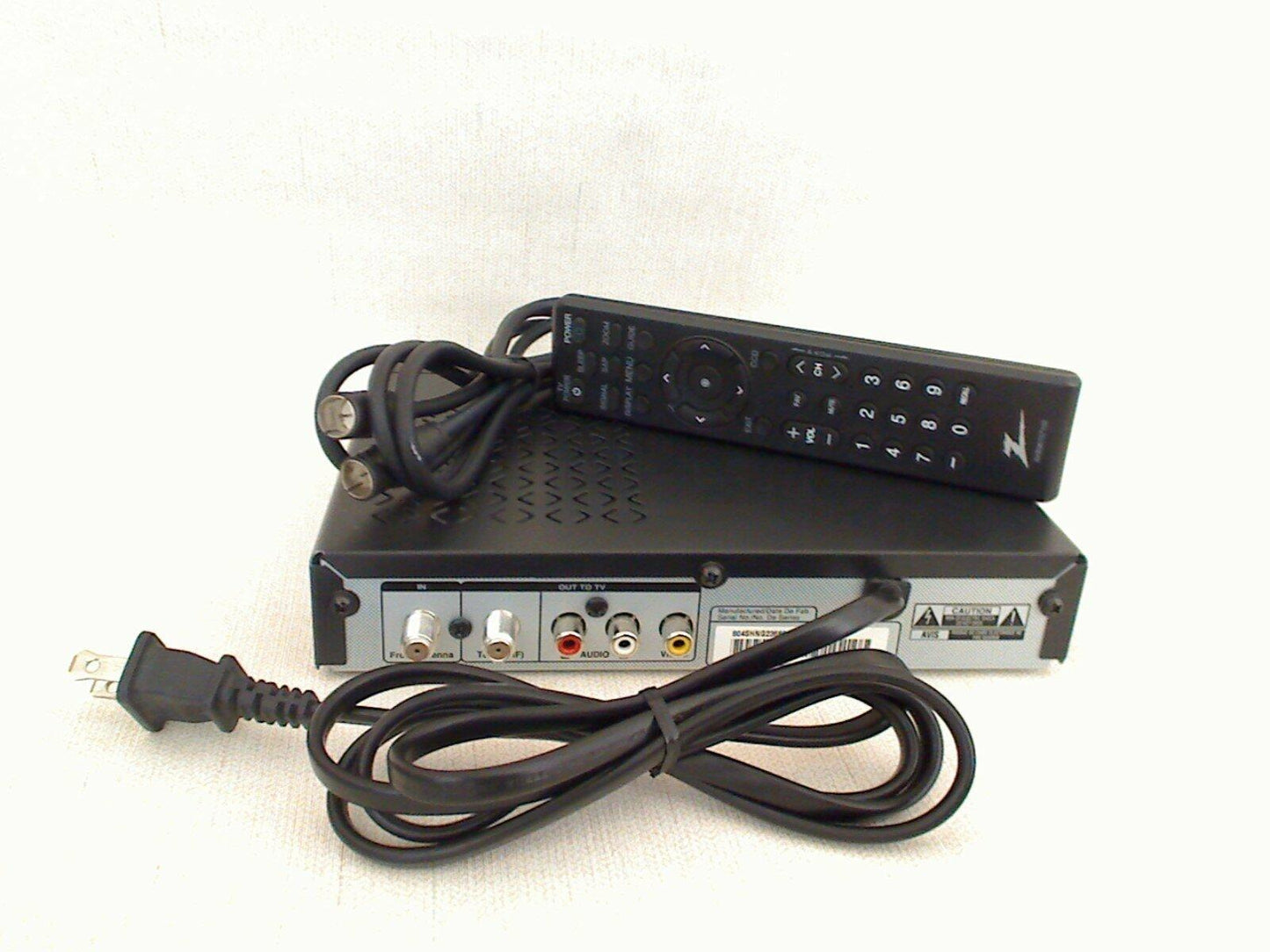 Zenith Digital Tuner Tv Converter Box Dtt900