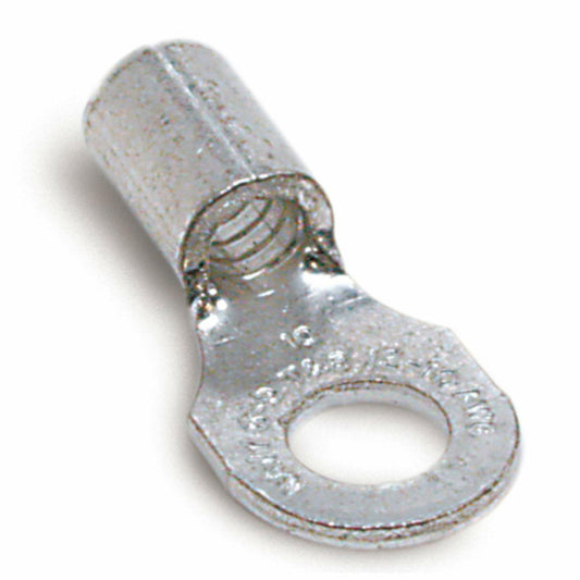 Stakon C10-10 Ring Terminal, Standard, Non-Insulated, 0.85-Inch Length by 0.38-Inch Width, Metallic, 50-Pack