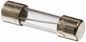 Mersen GGA Glass Time-Delay Electronic Fuse, 250VAC/125VAC, 100A/10kA, 1 Ampere, 5mm Diameter x 20mm Length
