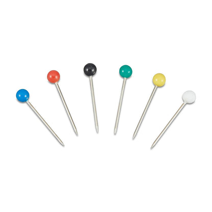 Staples 461657 Map Pins Assorted Colors 200/Box