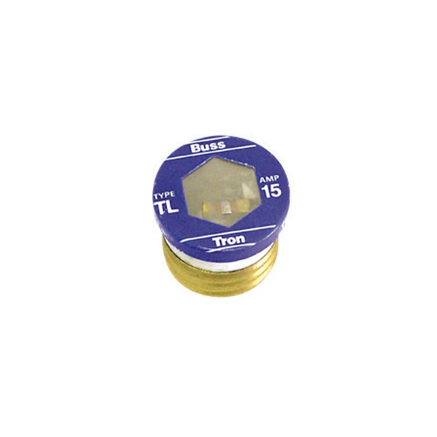 Bussman TL-15PK4 15 Amp Time Delay Plug Fuses 4 Count