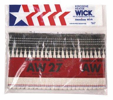 American Wick Kerosene Wick Aladdin, Energy Star, Everglow, Futura, Henry Island, Kenroy, Leslie Loc