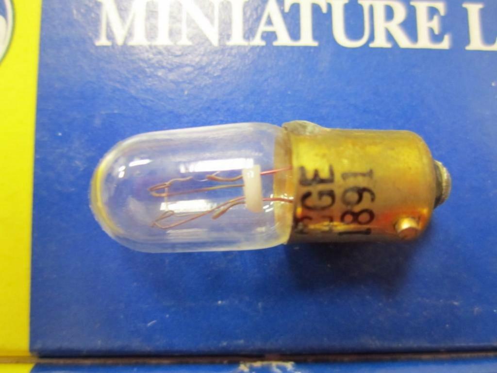 GE  1891 - 3w 14v T3.25 Ba9s Base Automotive Bulb