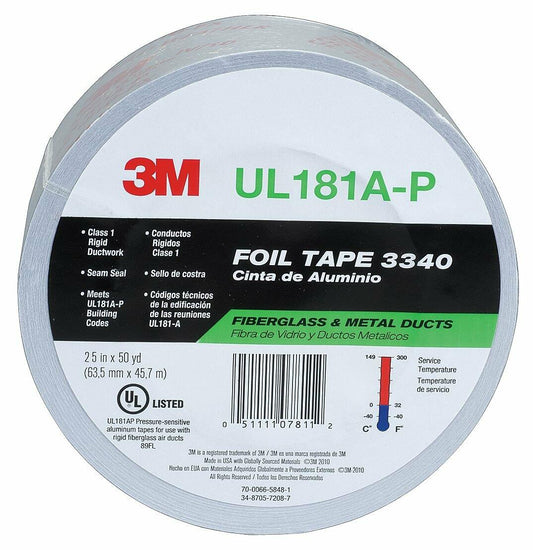 3M COMPANY 3340 2x50YD 4.0Mil Foil Tape