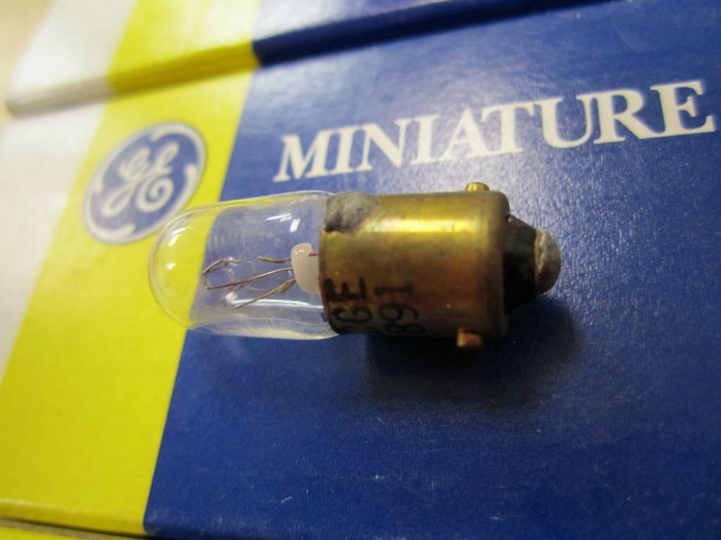 GE  1891 - 3w 14v T3.25 Ba9s Base Automotive Bulb