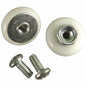 Manufacturer Varies Roller, Bottom, 1/4 in W, White 21-51
