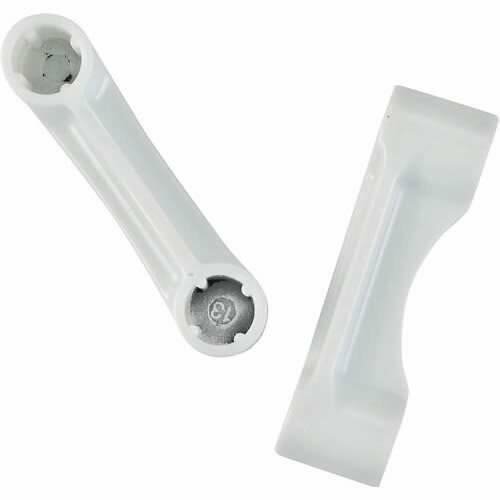 Closetmaid 77545 Shelf End Cap, 1/2 in L x 1/2 in W x 1/2 in D, Plastic, White per 50 CD 2