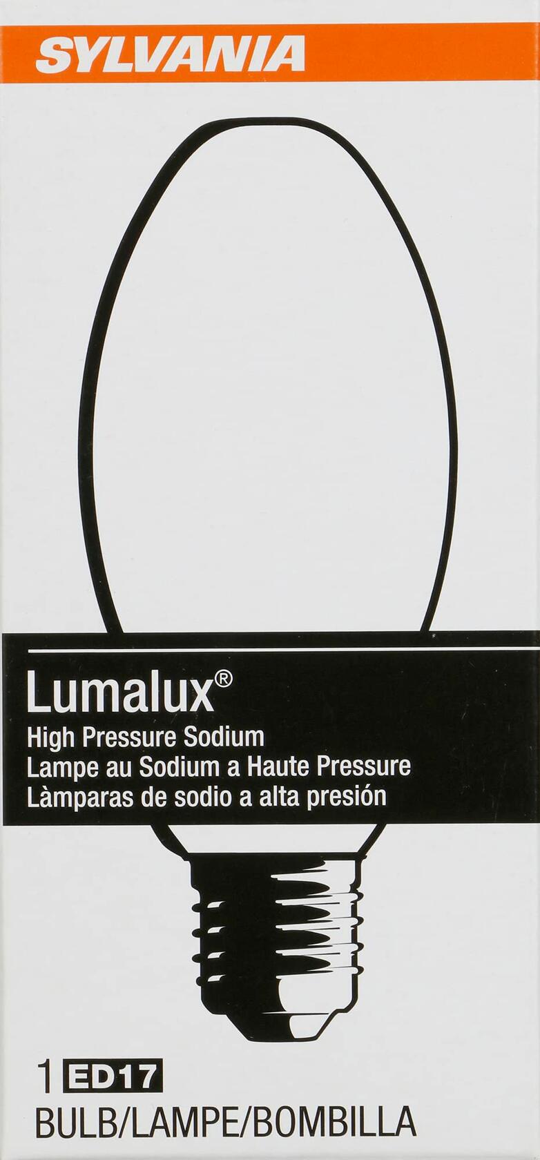 SYLVANIA 67504 - LU70/MED Lumalux - High Pressure Sodium Bulb