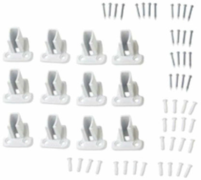 Closetmaid 1741 Low Profile Wall Bracket, White