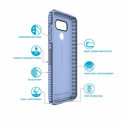 Speck Presidio Grip for LG G6, Marine Blue/Twilight Blue