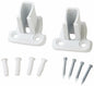 Closetmaid 1741 Low Profile Wall Bracket, White