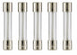 Cooper Bussmann MDL-1-2 500mA Glass Cartridge Fuse, Pack of 5