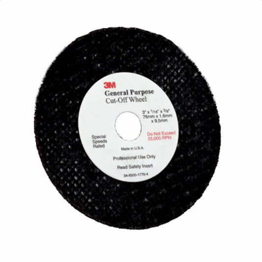 3M 3 x 1/16 x 3/8 Green Corps CUT-OFF WHEEL1988 01988 - EACH