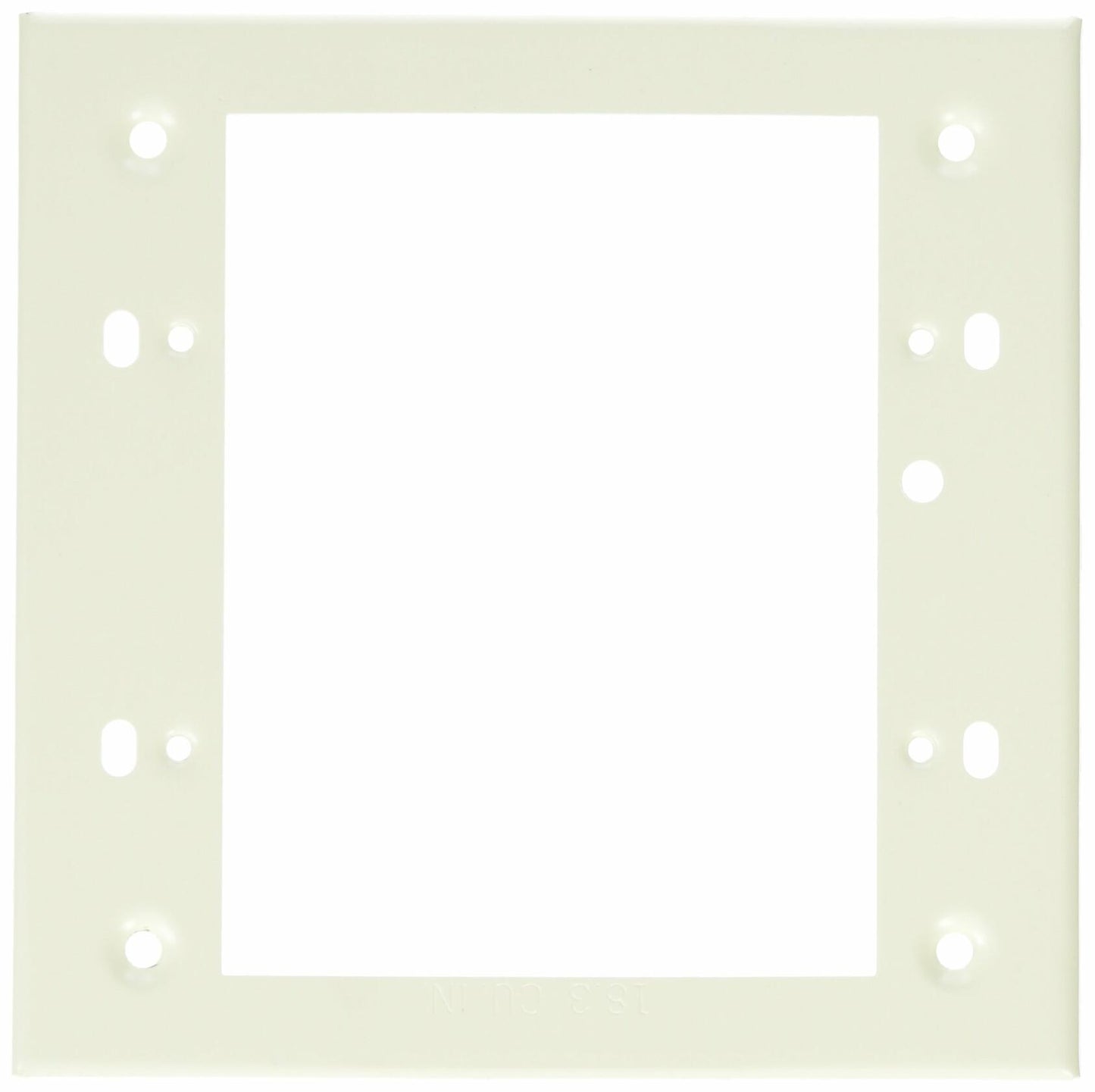 Legrand Wiremold V5751-2 Metal Raceway for Extending Power, 500 and 700 Series, 2 Gang Flush Type Extension Adapter Box, 15/16" Deep, Ivory (1 Pack)