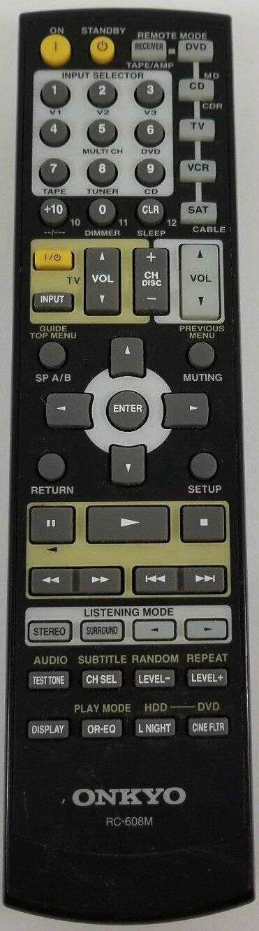 Onkyo RC-608M Remote Control