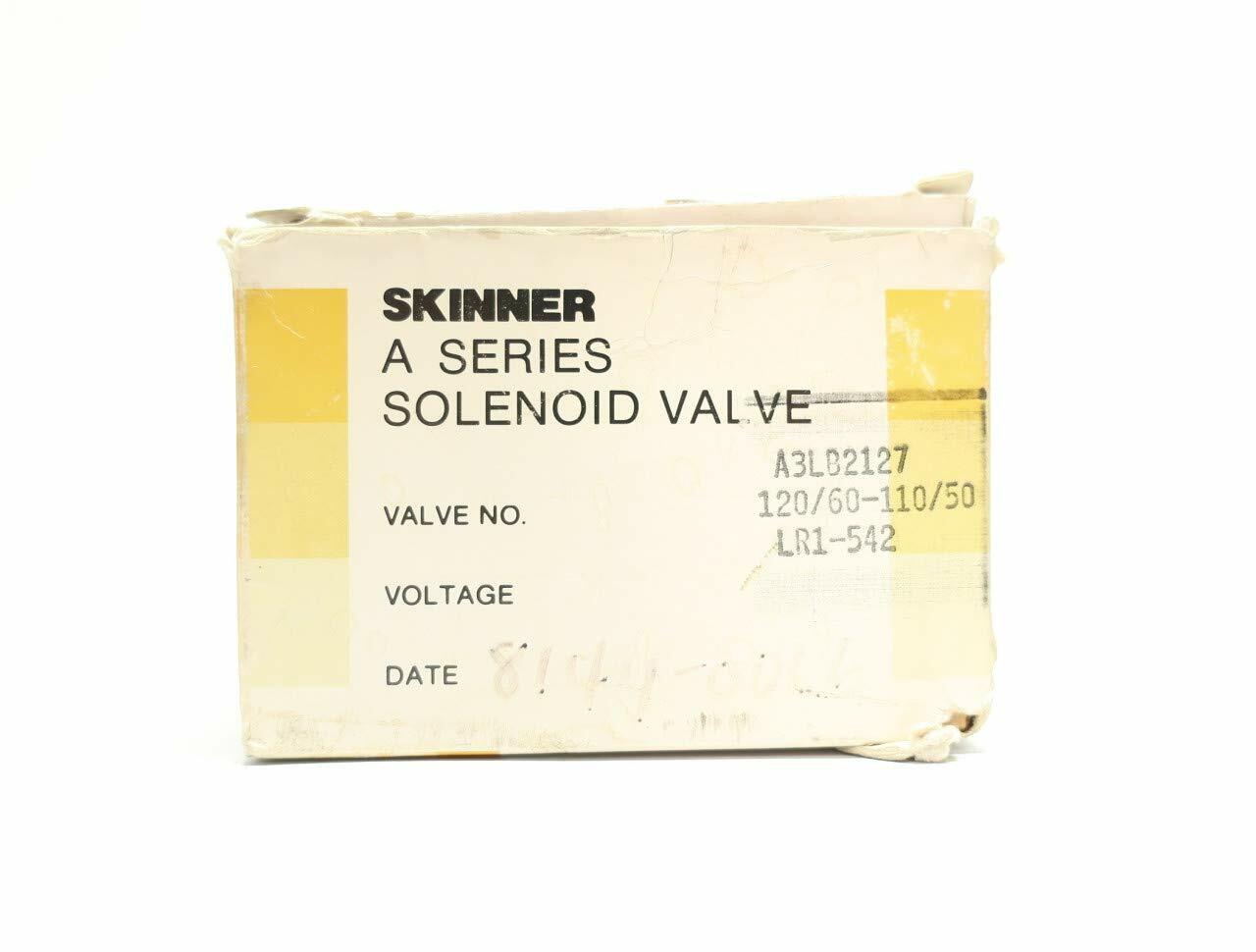 SKINNER A3LB2127 120V-AC 1/4IN NPT Solenoid Valve R687183