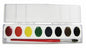 Prang 12 Pack, 8-Color Oval Watercolor Sets with No. 9 Brush, 00800
