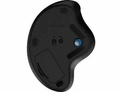 Logitech ERGO M575 Wireless Trackball Mouse - Easy thumb control, precision and smooth tracking, ergonomic comfort design, for Windows, PC and Mac with Bluetooth and USB capabilities - Graphite