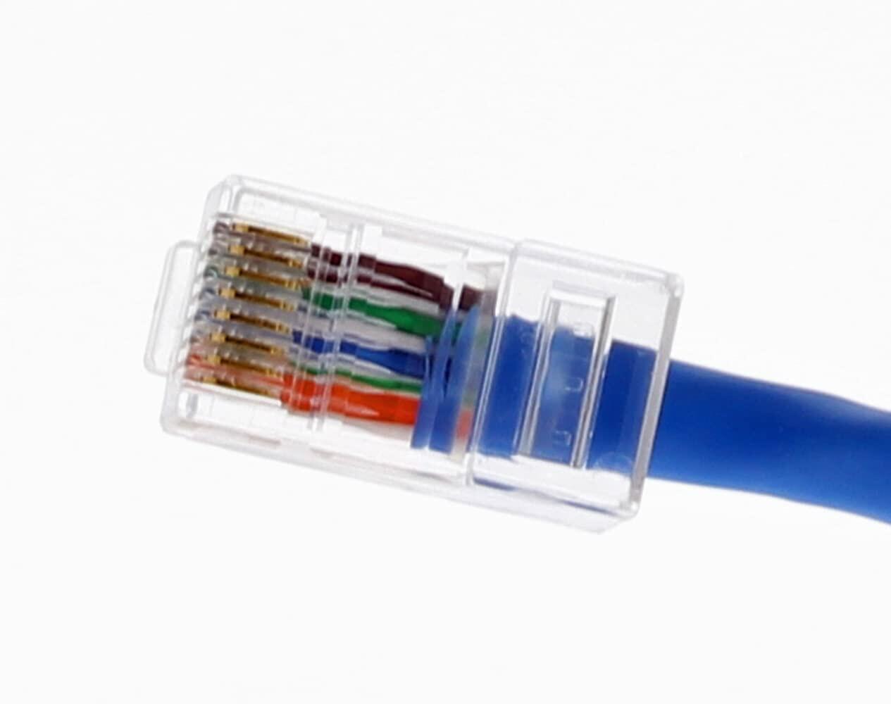 IDEAL Electrical 85-396 8P8C Modular Plugs Connector, RJ-45 Connector for CAT5e, Twisted Pair 100 MHz Cables, 50 Connectors