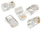 IDEAL Electrical 85-396 8P8C Modular Plugs Connector, RJ-45 Connector for CAT5e, Twisted Pair 100 MHz Cables, 50 Connectors