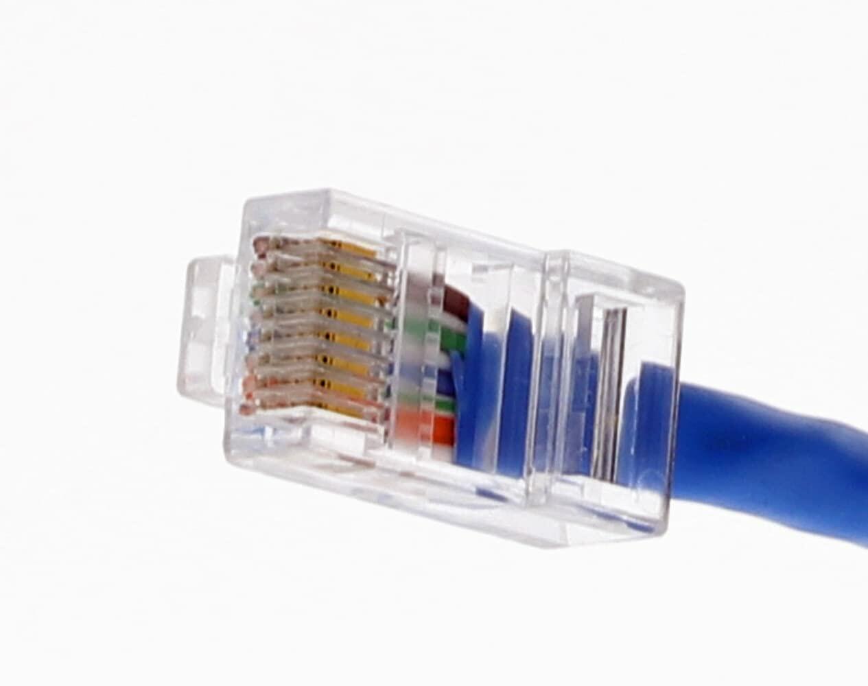 IDEAL Electrical 85-396 8P8C Modular Plugs Connector, RJ-45 Connector for CAT5e, Twisted Pair 100 MHz Cables, 50 Connectors