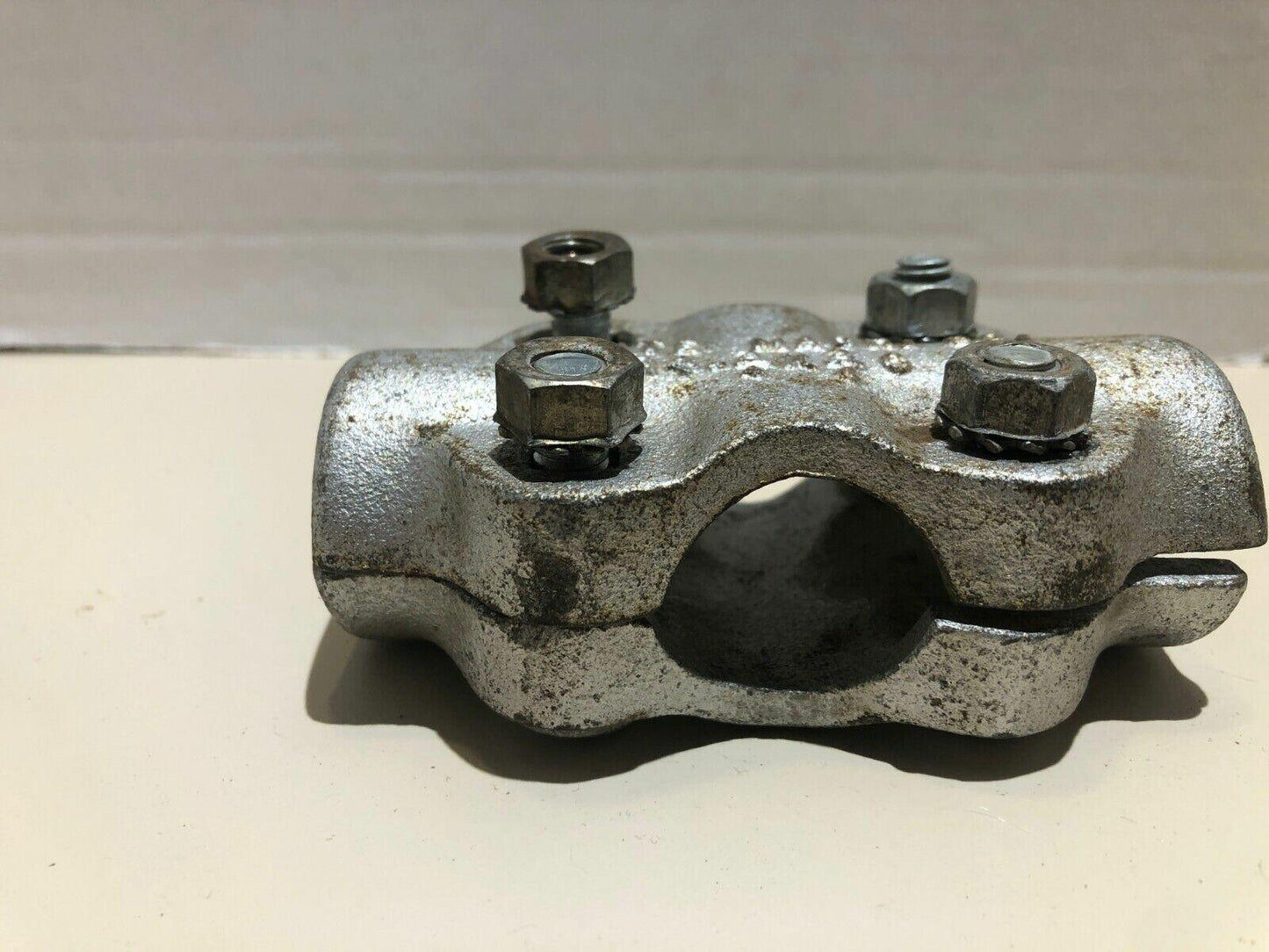 WHITE MACHINE CO 3/4" X 3/4" dry cleaning 4 WAY R-4 BRACE CLAMPS LOT OF 6