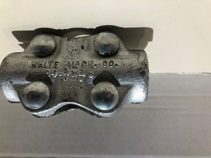 WHITE MACHINE CO 3/4" X 3/4" dry cleaning 4 WAY R-4 BRACE CLAMPS LOT OF 6