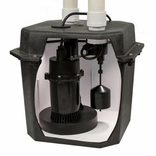 Everbilt Commercial Pumps 0.25 Hp Pre-plumbed Sink Tray System Sump Pump