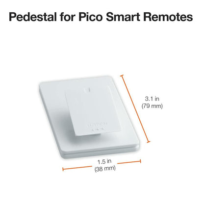 Lutron Caseta Smart Lighting Pedestal for Pico Remote, L-PED1-WH, White