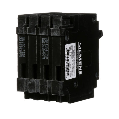 Siemens Q22020CT Triple Circuit Breaker, Plug-In, 20/20 Amps