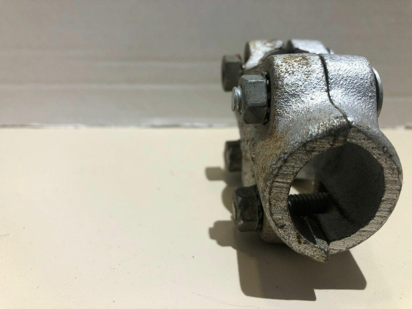 WHITE MACHINE CO 3/4" X 3/4" dry cleaning 4 WAY R-4 BRACE CLAMPS LOT OF 6