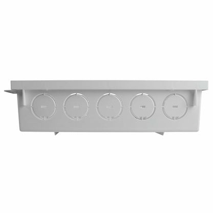 Legrand - On-Q 30 Inch Media Enclosure, WiFi Electrical Box, Cable Management Box for Distribution of Networking Service, Recessed Media Box Lets Signal Through, White, ENP3050NA
