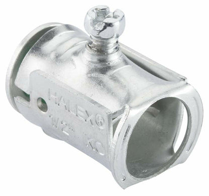 Halex, 3/8 in. Flexible Metal Conduit (FMC) Snap-In Connectors , 26571, 5 per pack