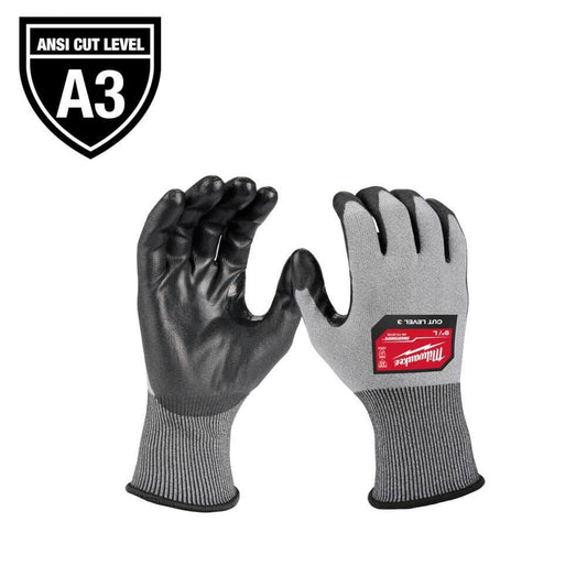 X-Large High Dexterity Cut 3 Resistant Polyurethane Dipped Outdoor & Work Gloves