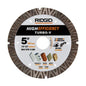 TURBO-V 5 in. Turbo Rim Diamond Blade for Masonry High Efficiency Cutting