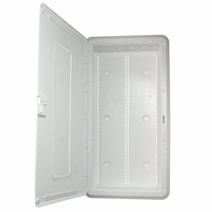 Legrand - On-Q 30 Inch Media Enclosure, WiFi Electrical Box, Cable Management Box for Distribution of Networking Service, Recessed Media Box Lets Signal Through, White, ENP3050NA