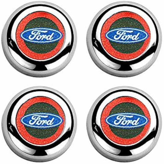Pilot Automotive IP-353F Ford License Plate Fastner Caps, 4 Pieces