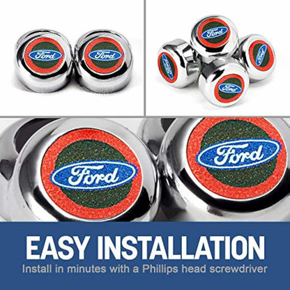 Pilot Automotive IP-353F Ford License Plate Fastner Caps, 4 Pieces