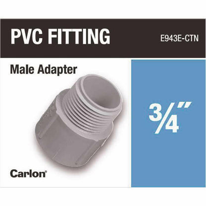 Carlon 3/4 In. Male Threaded & Socket Terminal Adapter E943ERCTN