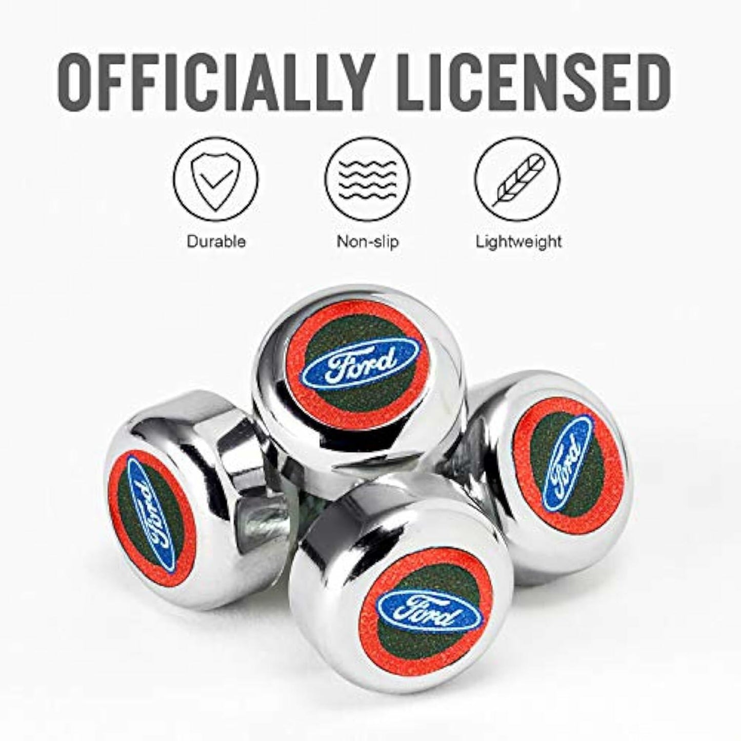 Pilot Automotive IP-353F Ford License Plate Fastner Caps, 4 Pieces