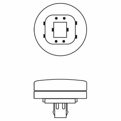 ge lighting plug-in cfl,42w,dimmable,4100k,17,000 hr f42tbx/841/a/eco