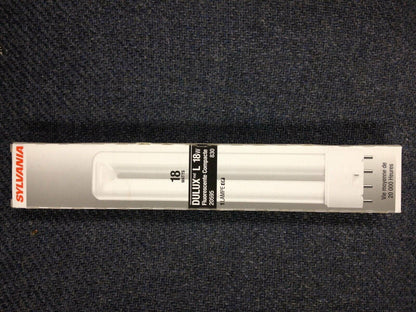 Sylvania 18W Long Single Tube 4-Pin 2G11 Plug-In base 3000K fluorescent Light bulb