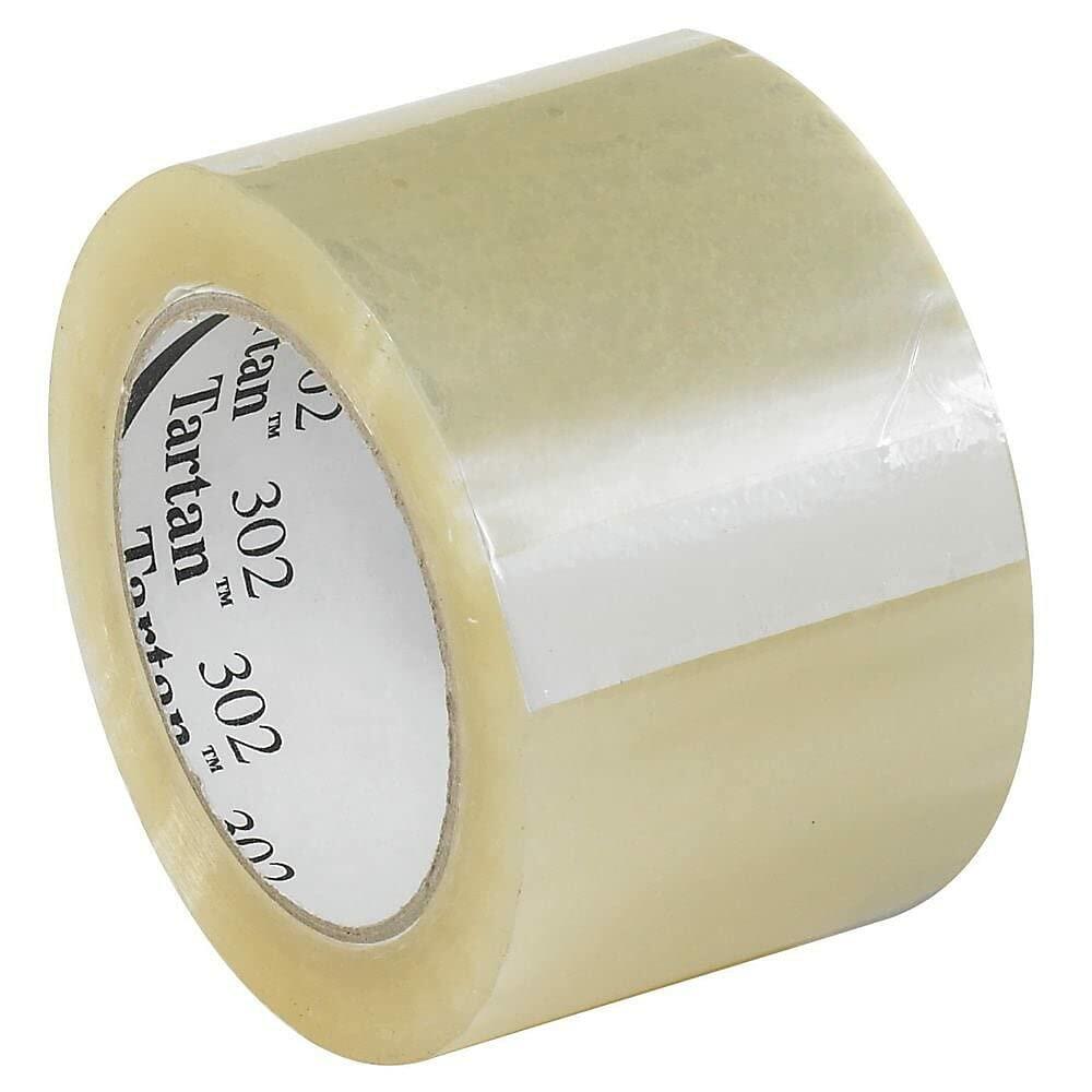 Tartan T9053026PK 3 in. x 110 yards Clear 302 Carton Sealing Tape - Pack of 6