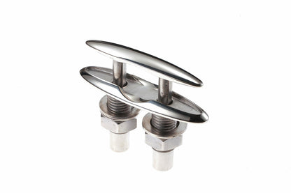 Attwood Corporation 66515-1 Retractable Low-Profile Stainless Steel Marine Boat 4 -Inch Neat Cleat