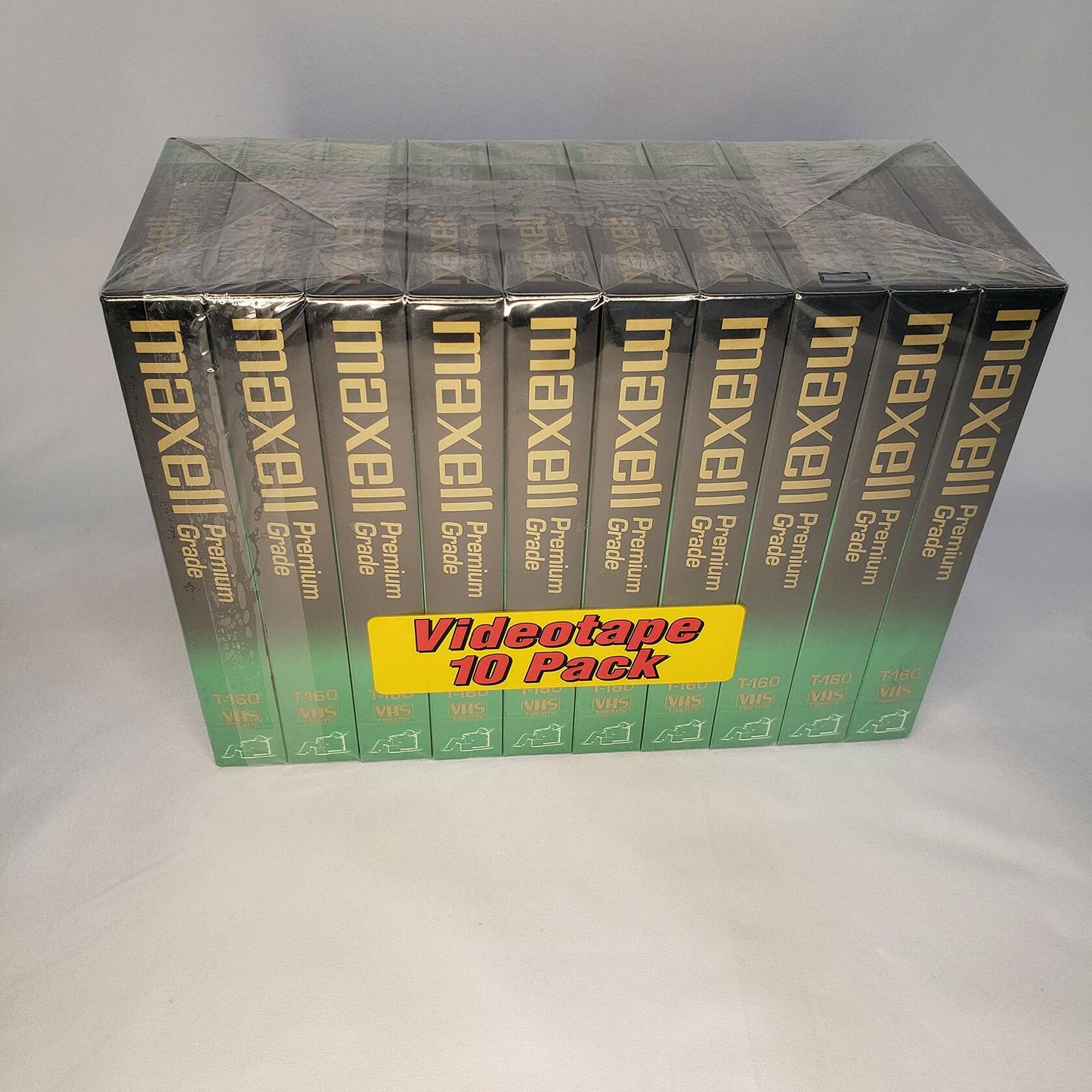 maxell standard grade t-160 vhs videotapes 10-pack