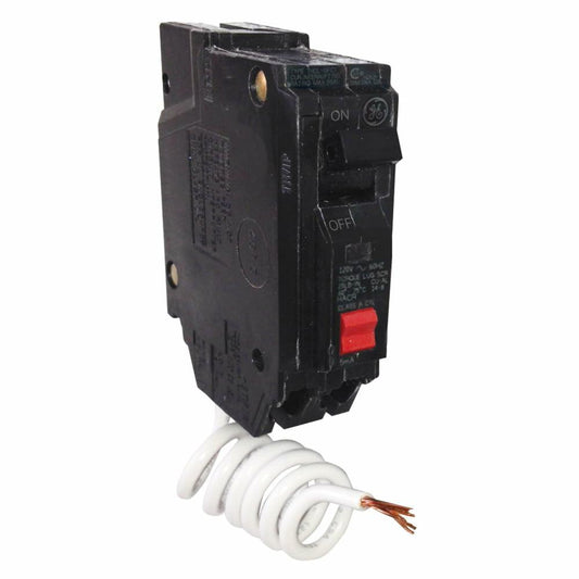 GE Industrial THQL1120GFTP Ground Fault Breaker, Single Pole, 20 Amp, Self Test - Quantity 1