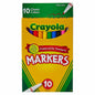 Crayola Fine Line Markers, Classic Colors, 10 Count, Back to School Supplies for Kids and Teachers, Gifts