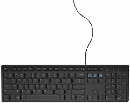 Dell Standard Wired USB Keyboard - Black (KB216-BK-US)