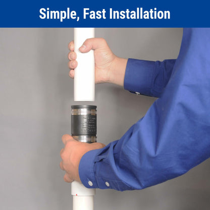THE BASEMENT WATCHDOG Model BW-QCP Quick Connect Pipe - Pre-Assembled Discharge Pipe Makes Sump Pump Installation Quick and Easy